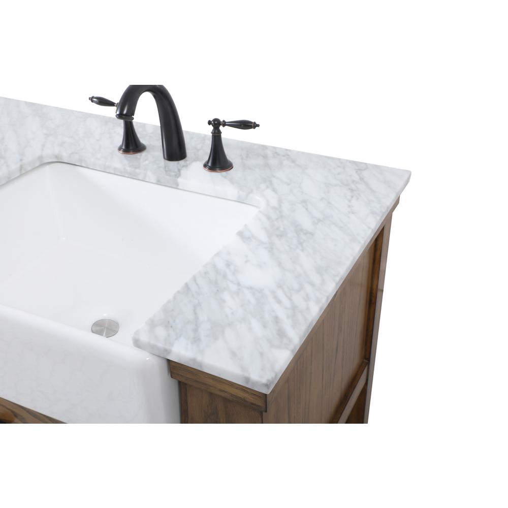 72 inch double bathroom vanity in driftwood. Picture 11