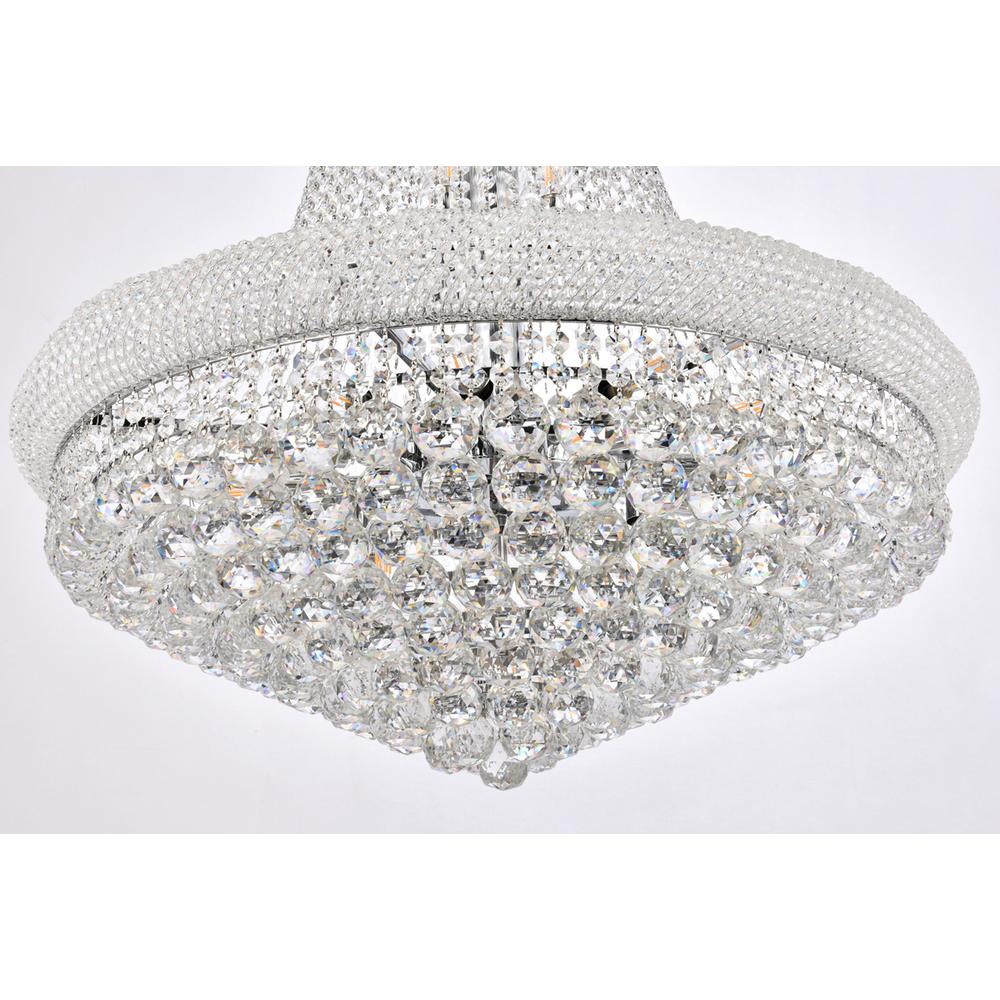 Primo 32 light Chrome Chandelier Clear Royal Cut Crystal. Picture 3