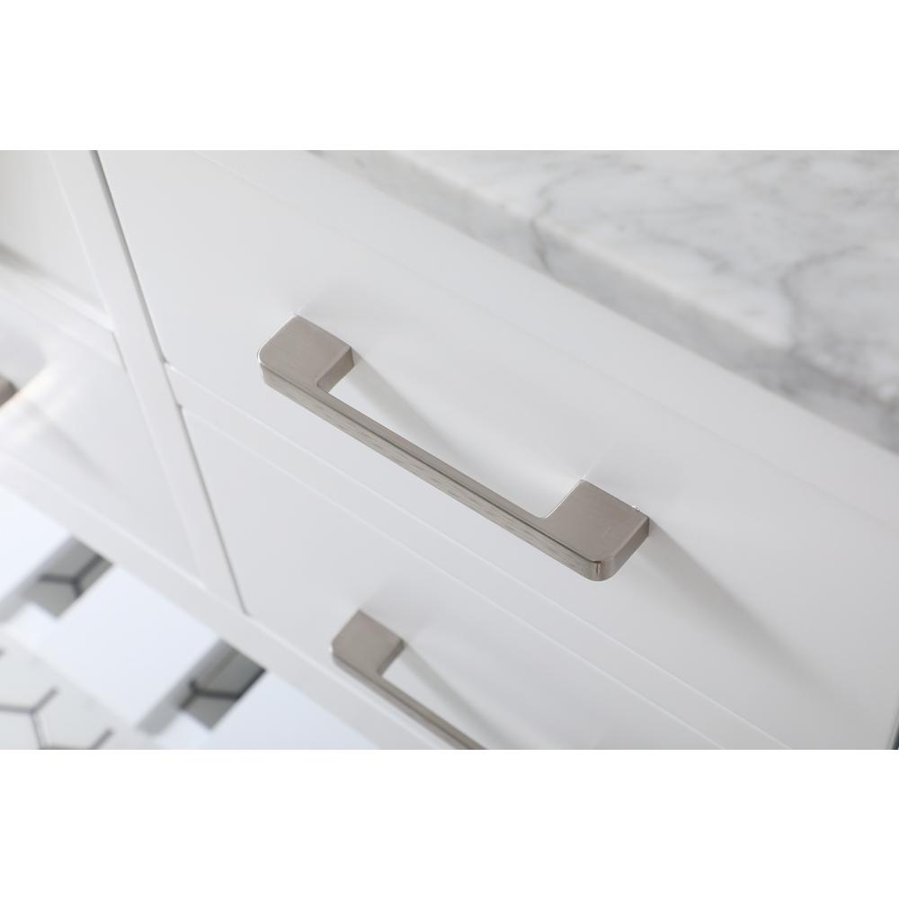 72 inch double bathroom vanity in white. Picture 12