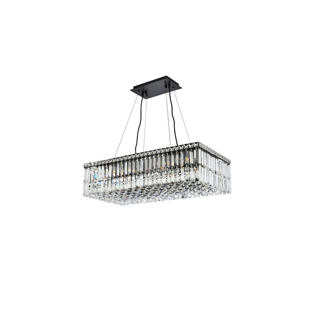 Maxime 28 Inch Black Chandelier. Picture 7