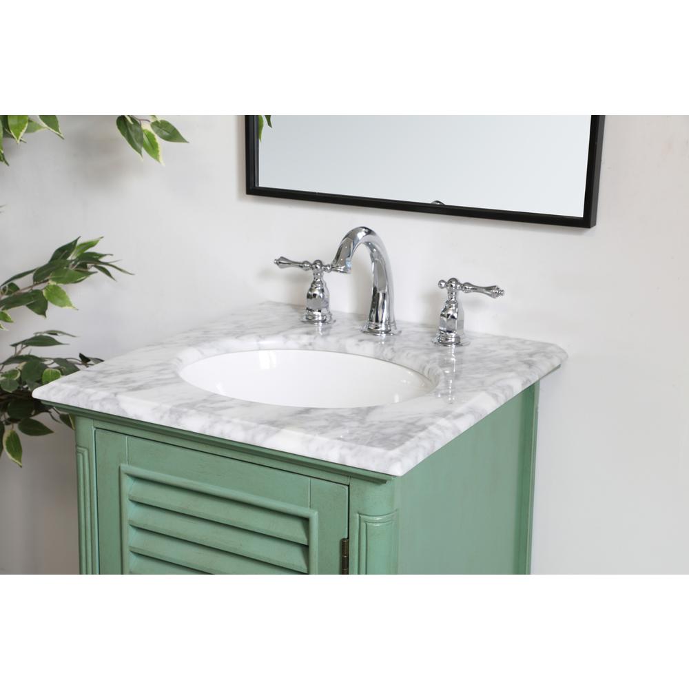 19 inch Single Bathroom Vanity in Vintage Mint. Picture 4