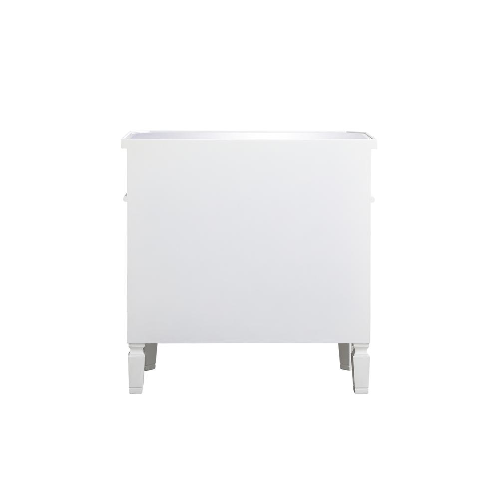 32 inch mirrored cabinet in antique white. Picture 10