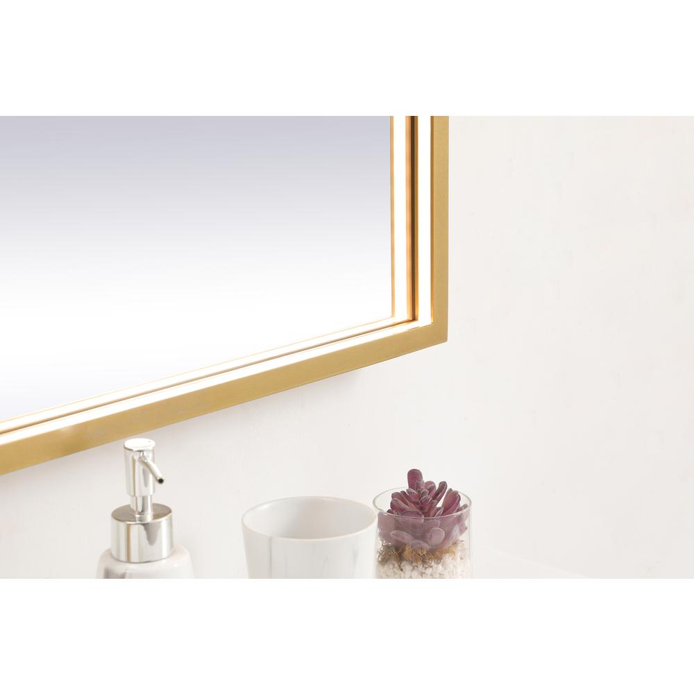 Pier 27x40 inch LED mirror with adjustable color temperature. Picture 6