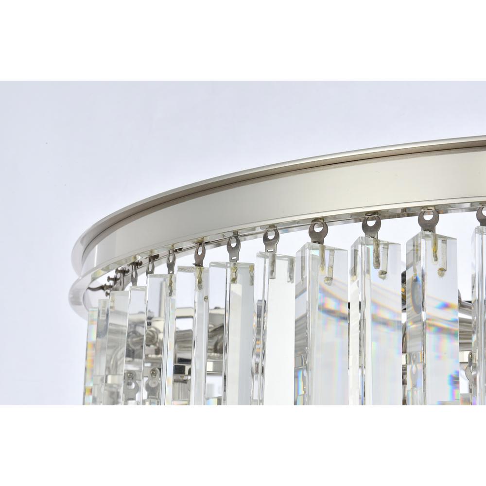 Sydney 17 light polished nickel Chandelier Clear Royal Cut Crystal. Picture 5