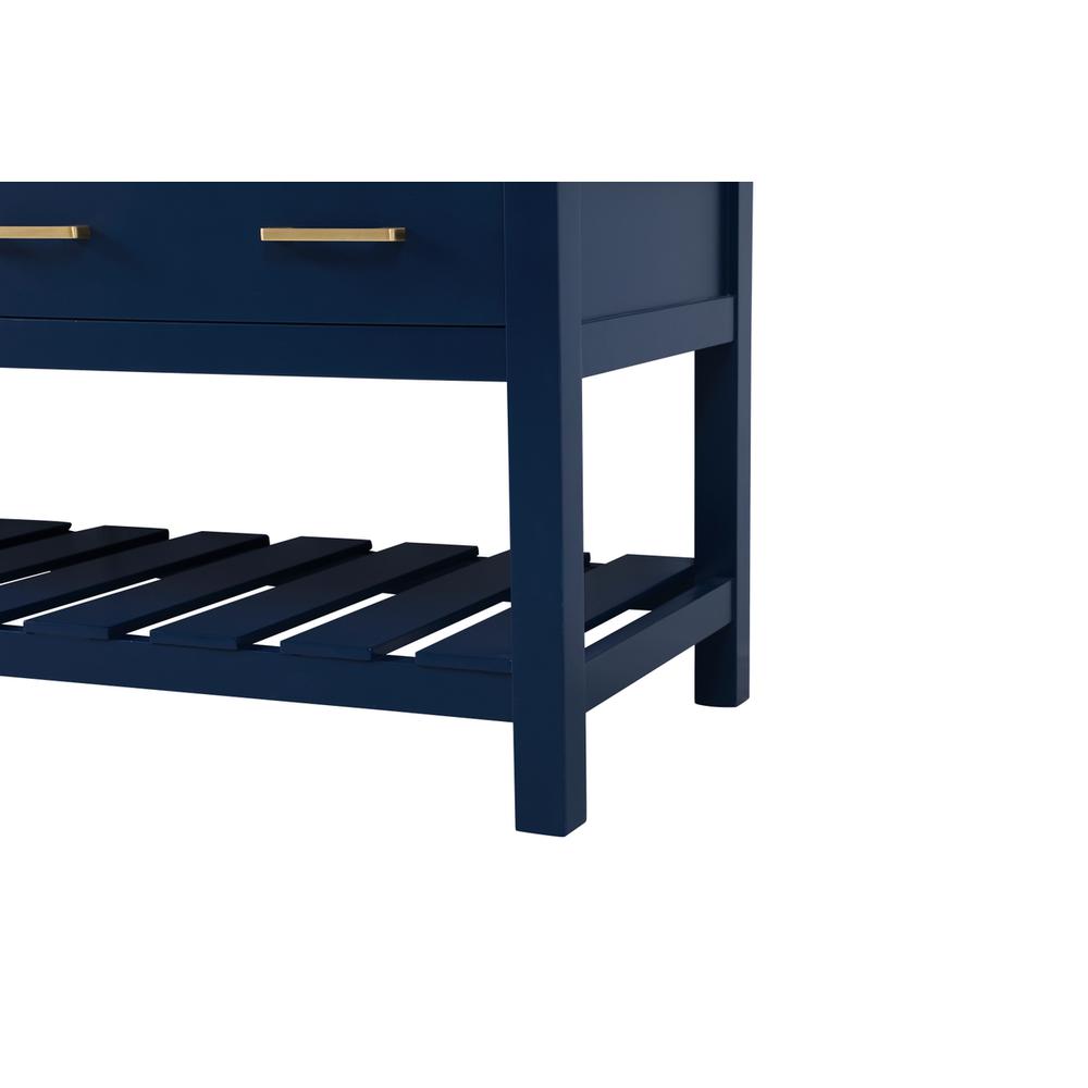 72 inch double bathroom vanity in blue. Picture 13