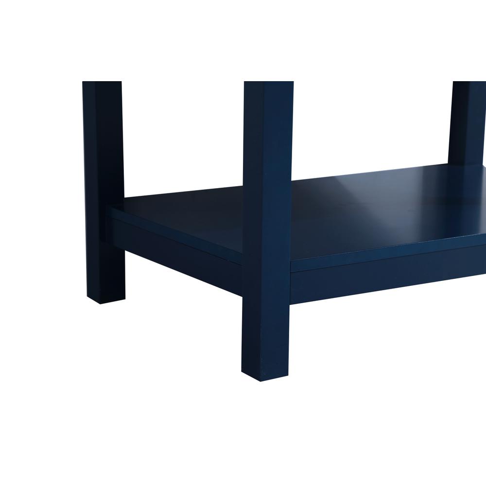 30 inch Single Bathroom Vanity in Blue. Picture 12