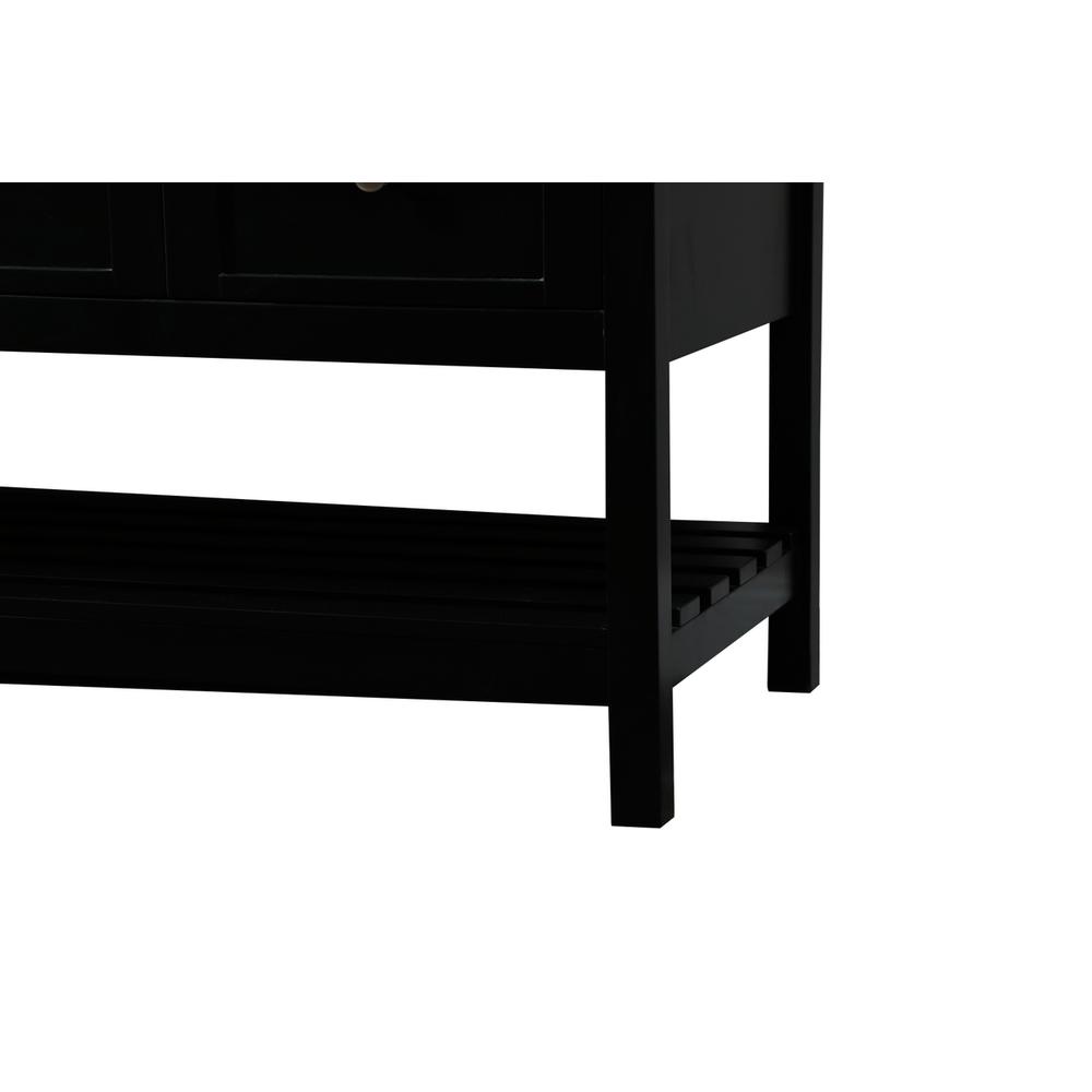 60 inch Single bathroom vanity in black. Picture 13
