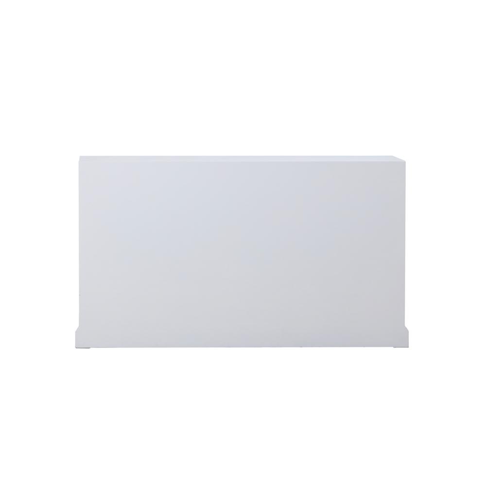 60 in. mirrored six drawer cabinet in white. Picture 9