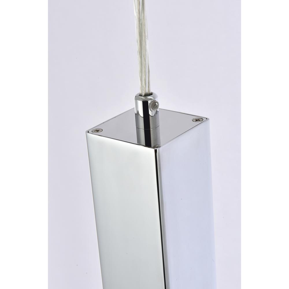 Weston 5 lights pendant in chrome. Picture 5