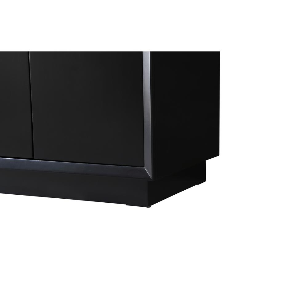36 Inch SIngle Bathroom Vanity In Black. Picture 13