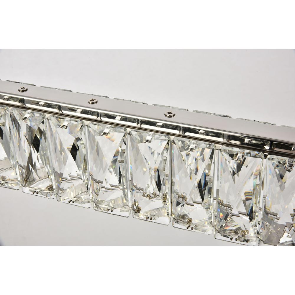 Monroe Integrated LED chip light Chrome Chandelier Clear Royal Cut Crystal. Picture 3