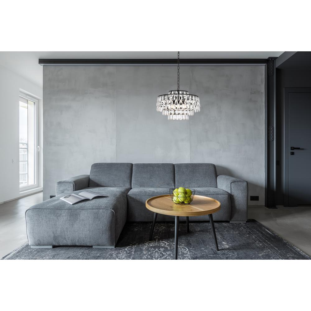 Mila 20 inch pendant in black. Picture 7