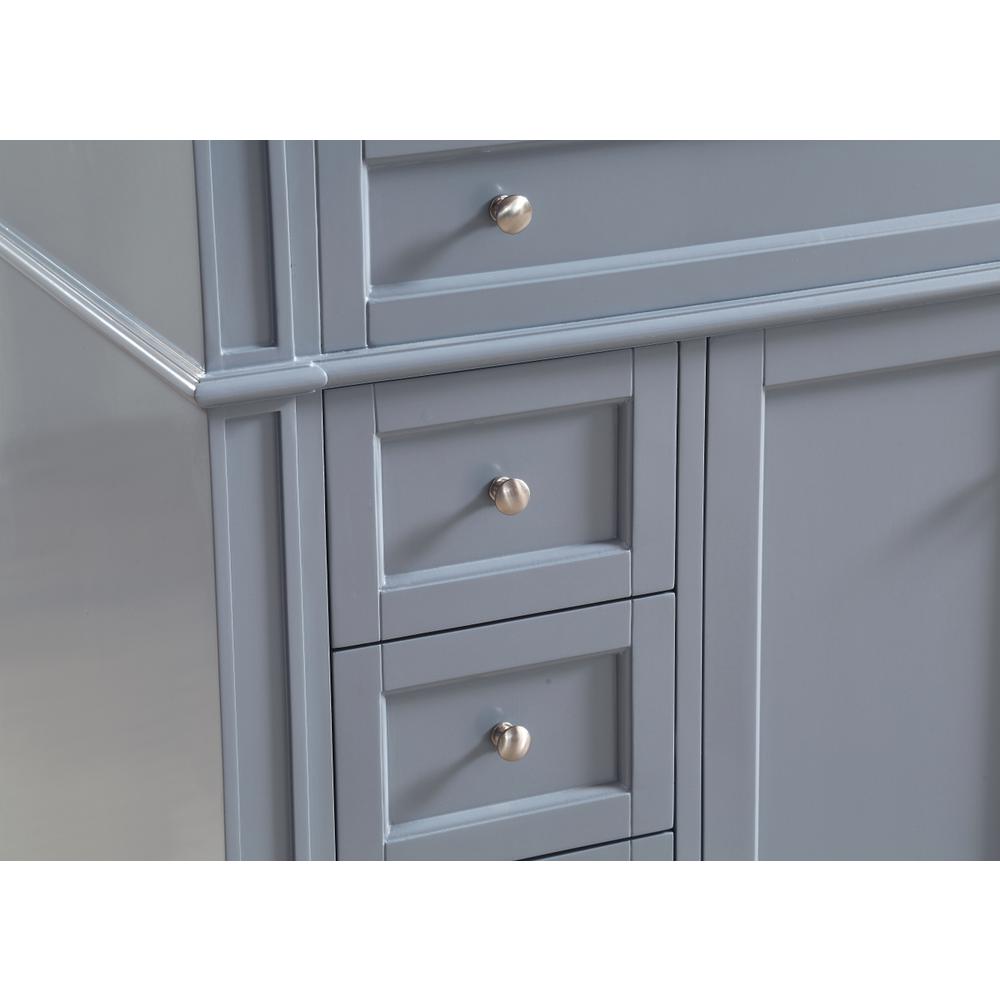 40 In. Single Bathroom Vanity Set In Grey. Picture 5