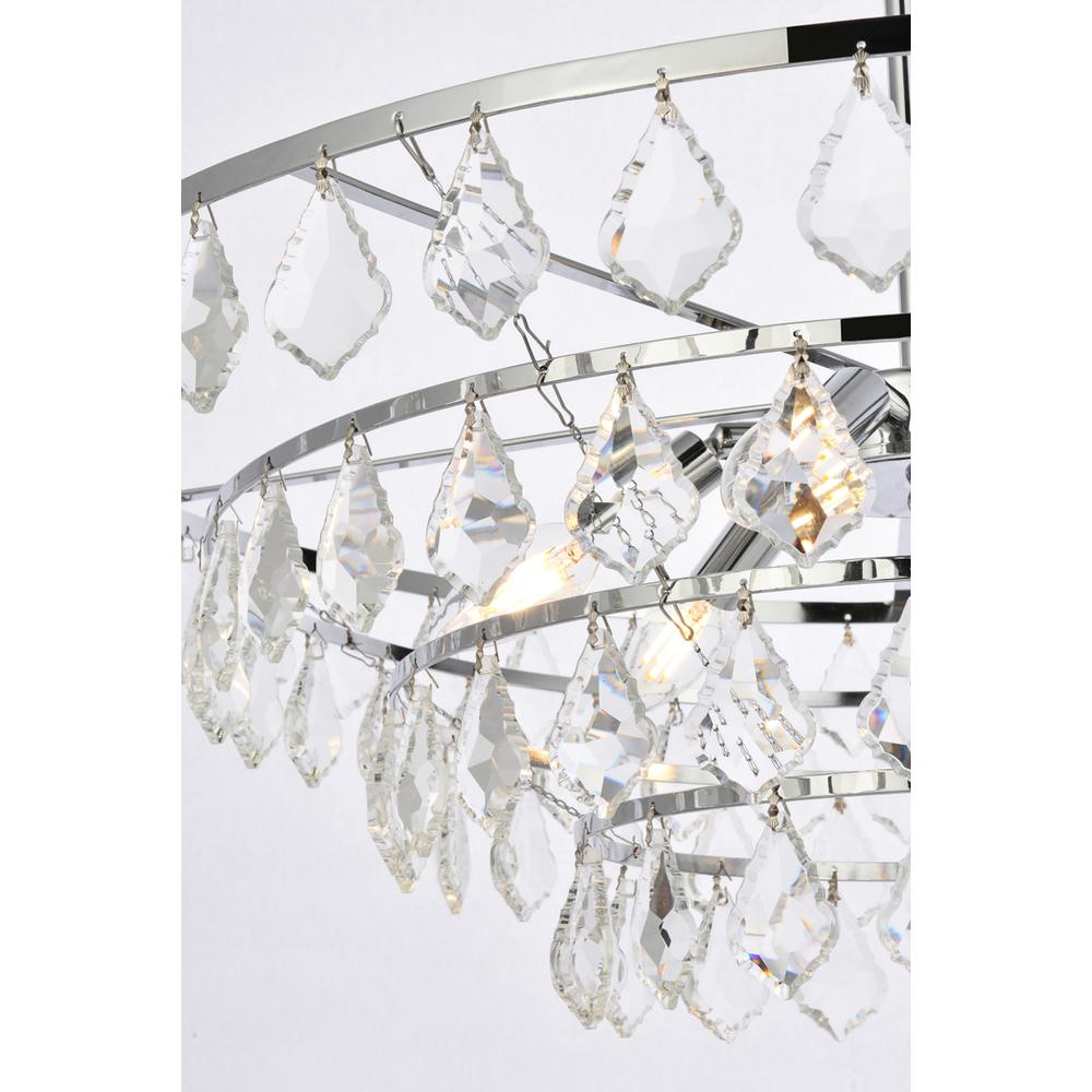 Ella 28 inch pendant in chrome. Picture 4