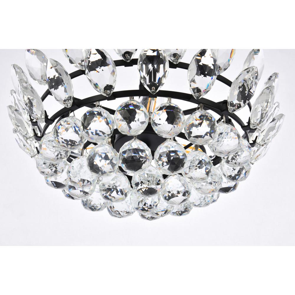 Emilia 16 inch pendant in black. Picture 3