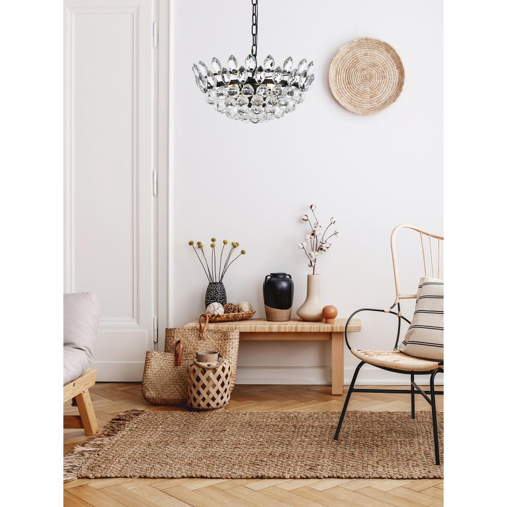 Emilia 18 inch pendant in black. Picture 8