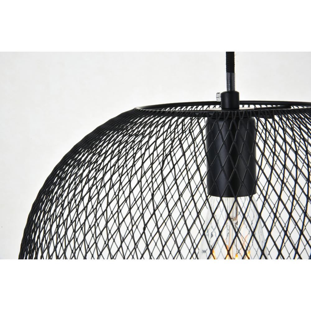 Keller 1 Light Black Pendant. Picture 3