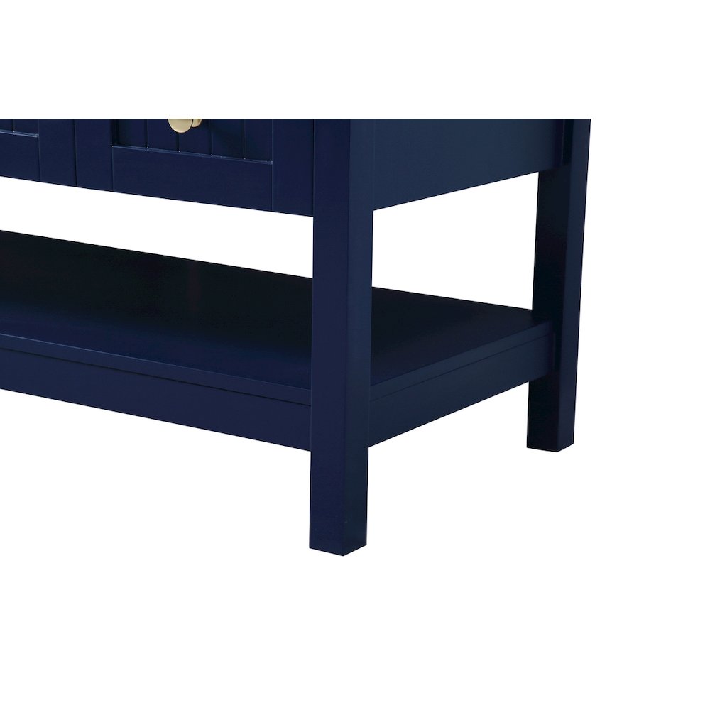 48 Inch Vessel Sink Bathroom Vanity In Blue. Picture 12