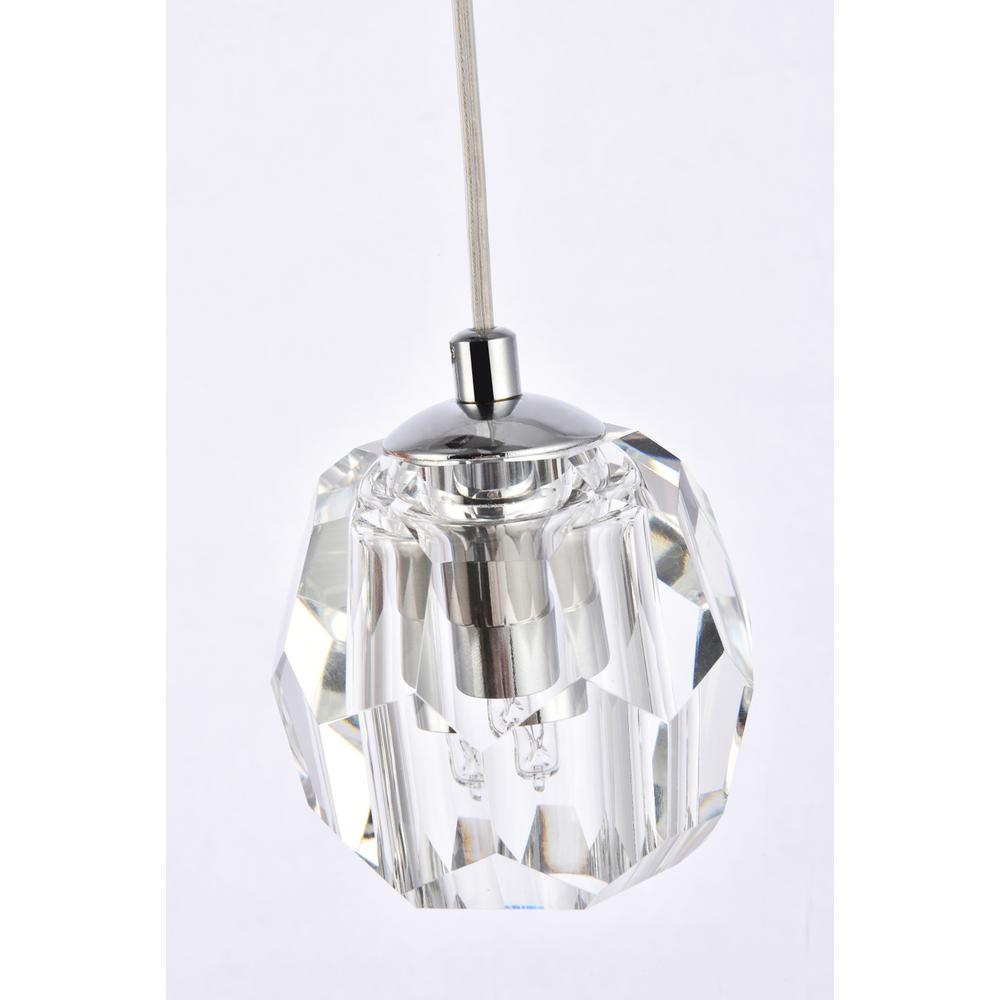 Eren 3 lights Chrome pendant. Picture 4