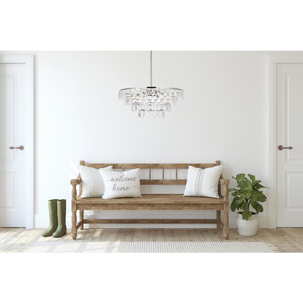 Ella 24 inch pendant in chrome. Picture 8
