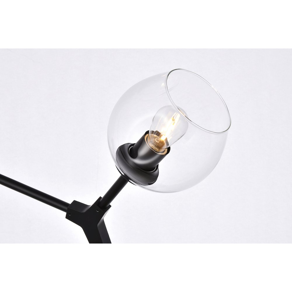 Cavoli 2 Lights Black Wall Sconce. Picture 3