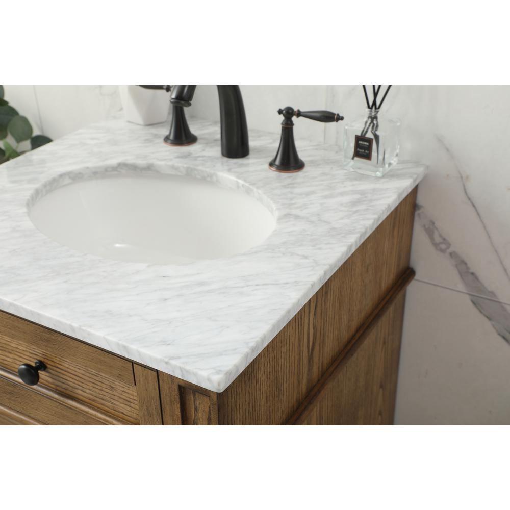 21 inch Single bathroom vanity in driftwood. Picture 5