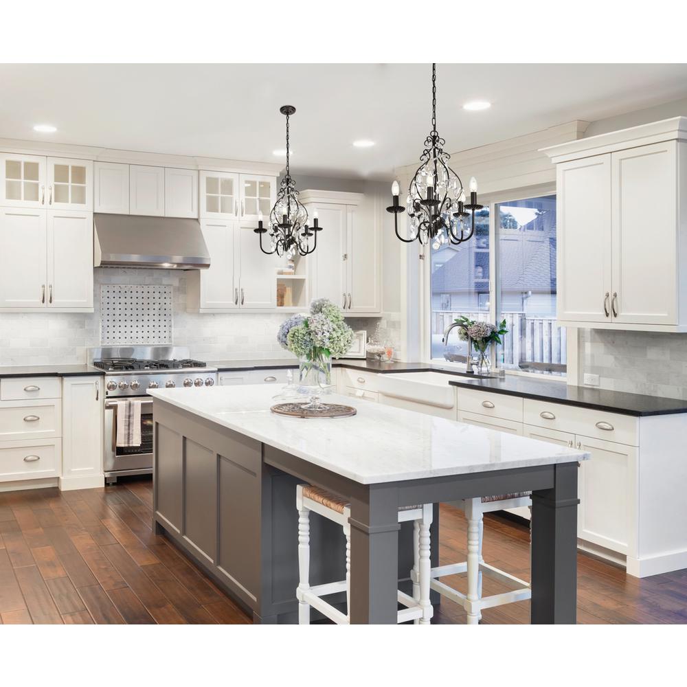 BLAISE Collection Pendant D17 H23 Lt:5 Oil rubbed bronze Finish. Picture 7