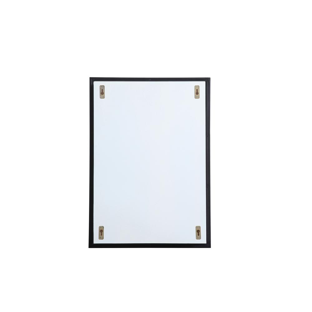 Metal mirror medicine cabinet 20 inch x 28 inch in Black. Picture 7