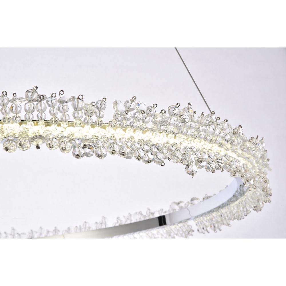 Laurel LED 34 inch Chrome pendant. Picture 5