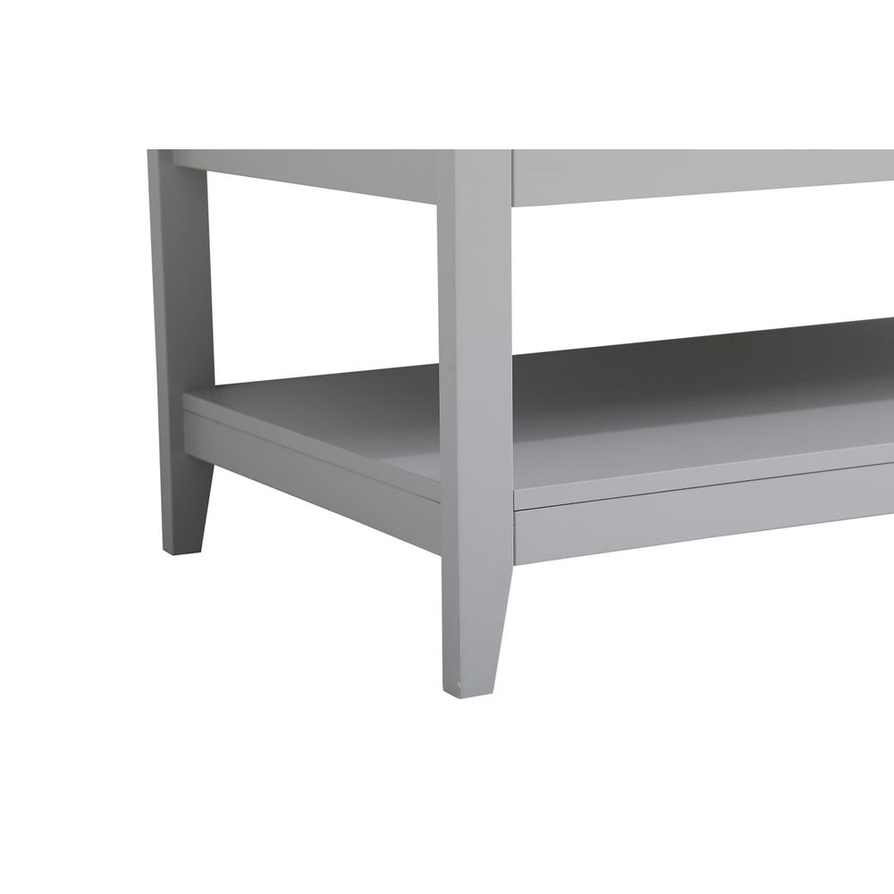 48 inch Single Bathroom Vanity in Grey with Backsplash. Picture 13