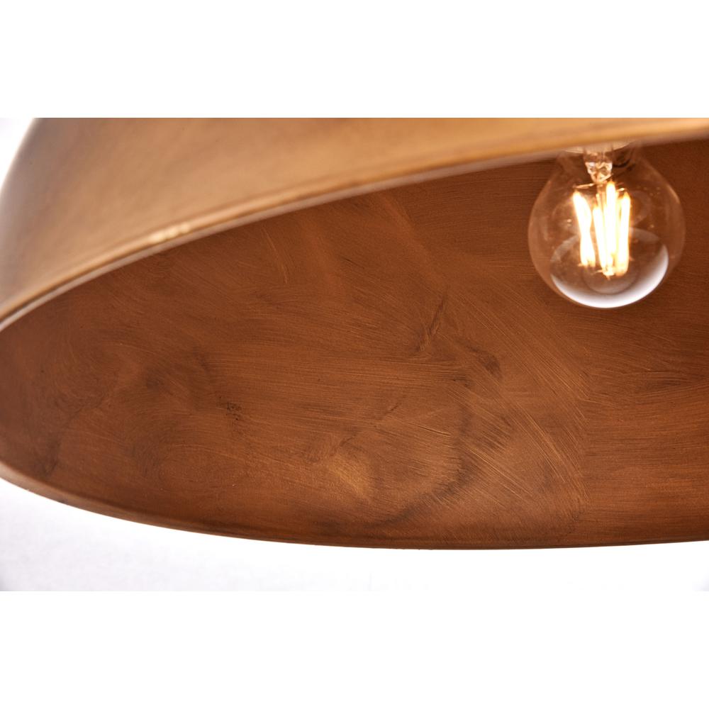 Merce Collection Pendant D20 H12.75 Lt:1 Manual Brass Finish. Picture 6