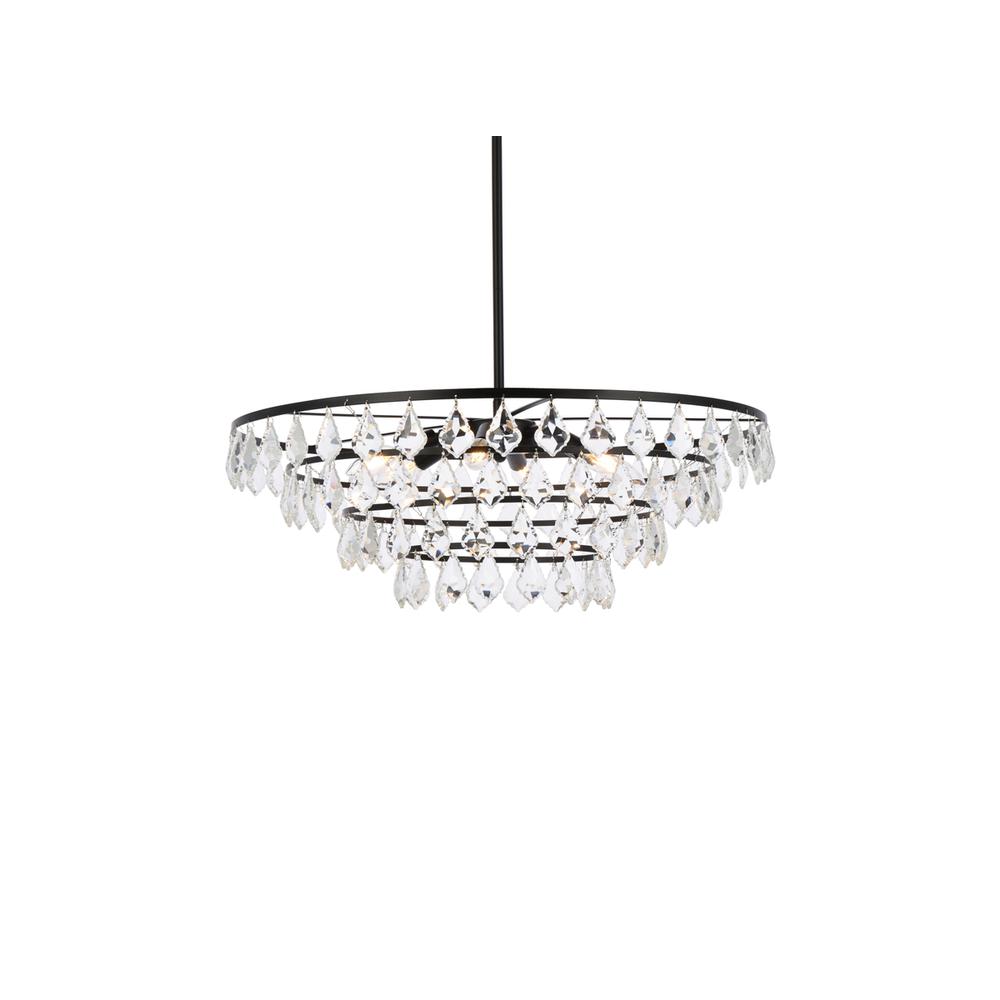 Ella 28 inch pendant in black. Picture 2