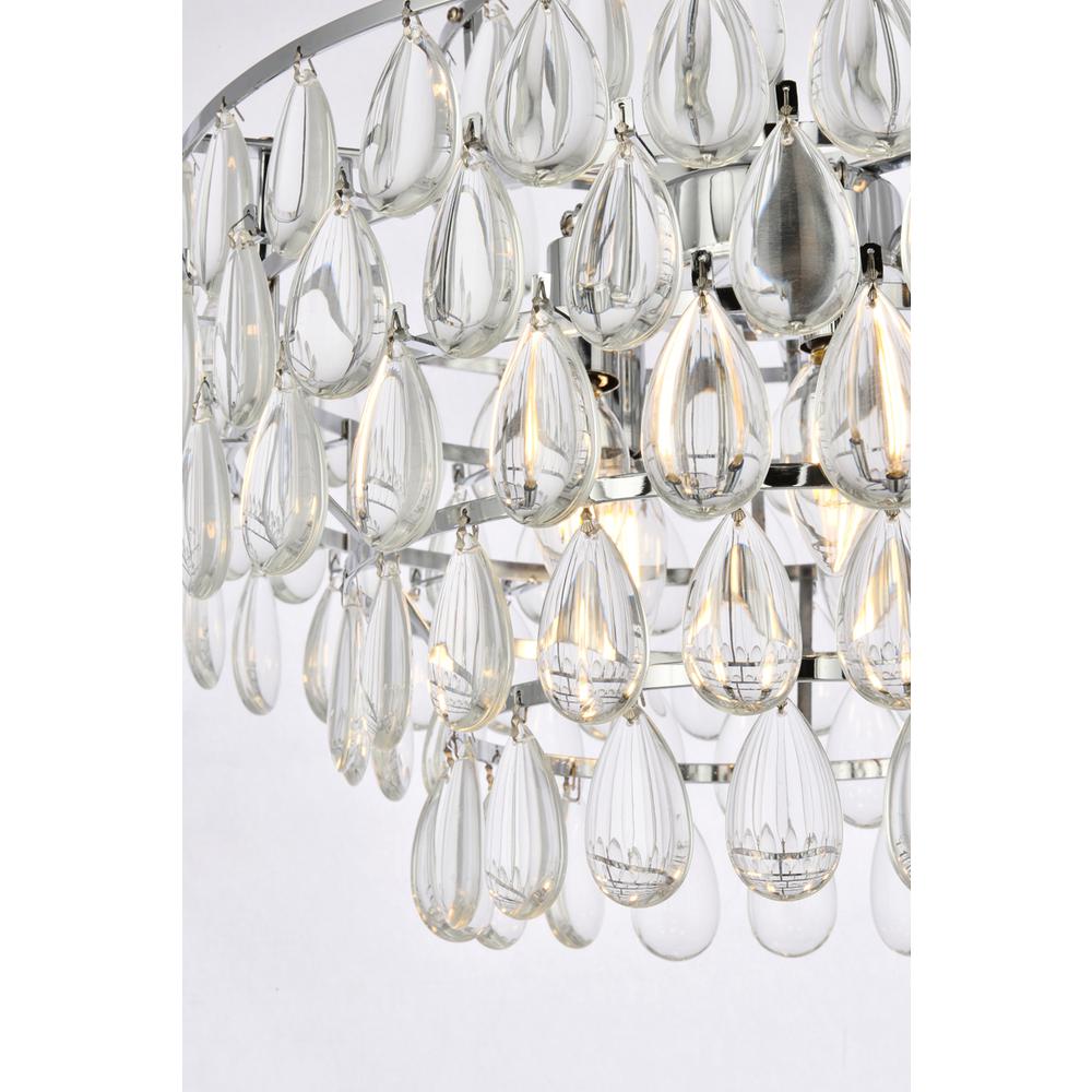 Mila 18 inch pendant in chrome. Picture 4
