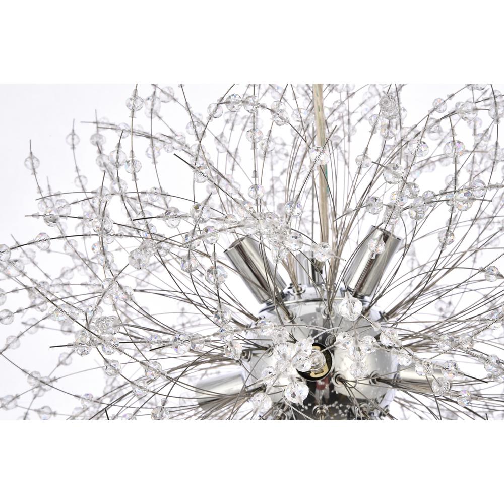 Solace 9 lights Chrome pendant. Picture 5