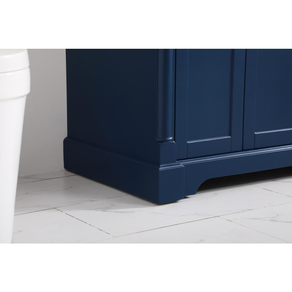 36 inch Single bathroom vanity in  Blue. Picture 6