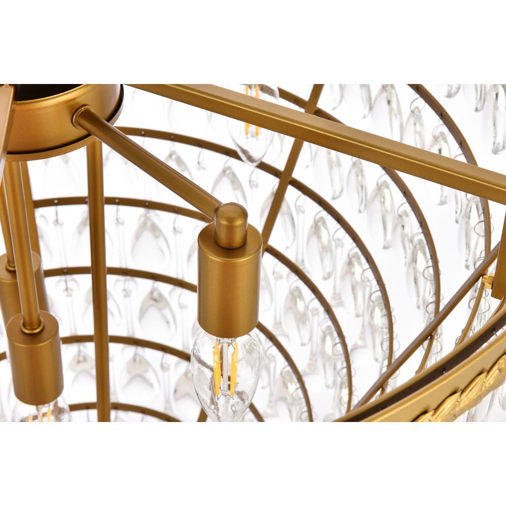 Nordic 7 lights brass chandelier. Picture 4