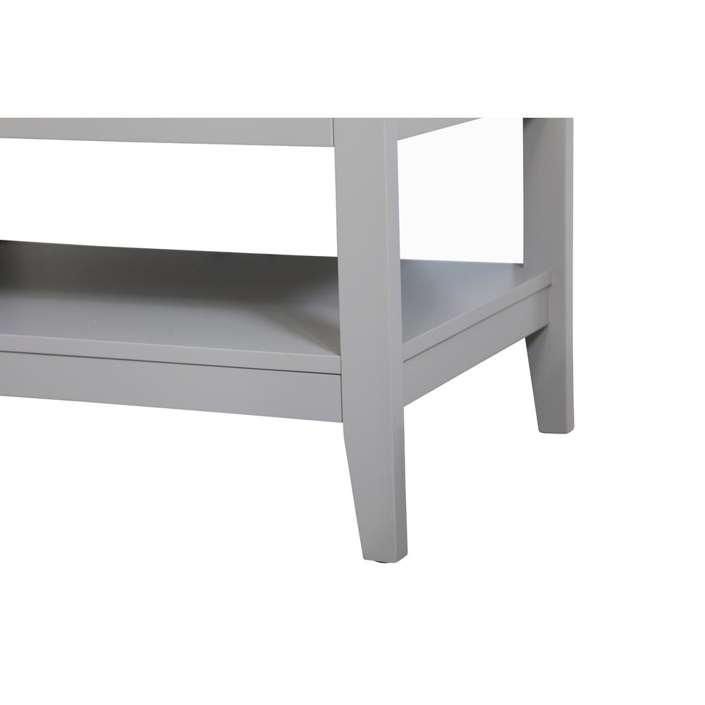30 inch Single Bathroom Vanity in Grey with Backsplash. Picture 13