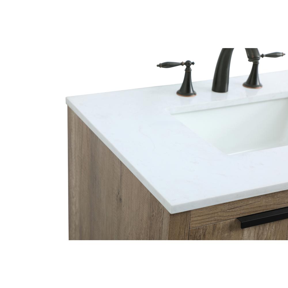 72 Inch Double Bathroom Vanity In Natural Oak. Picture 11
