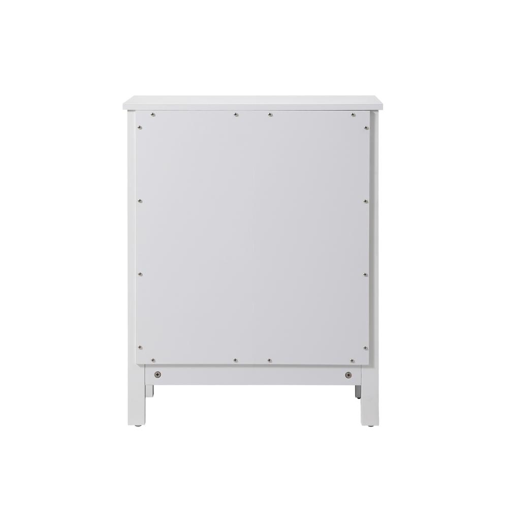 24 Inch Wide Bathroom Storage Freestanding Cabinet In White. Picture 3