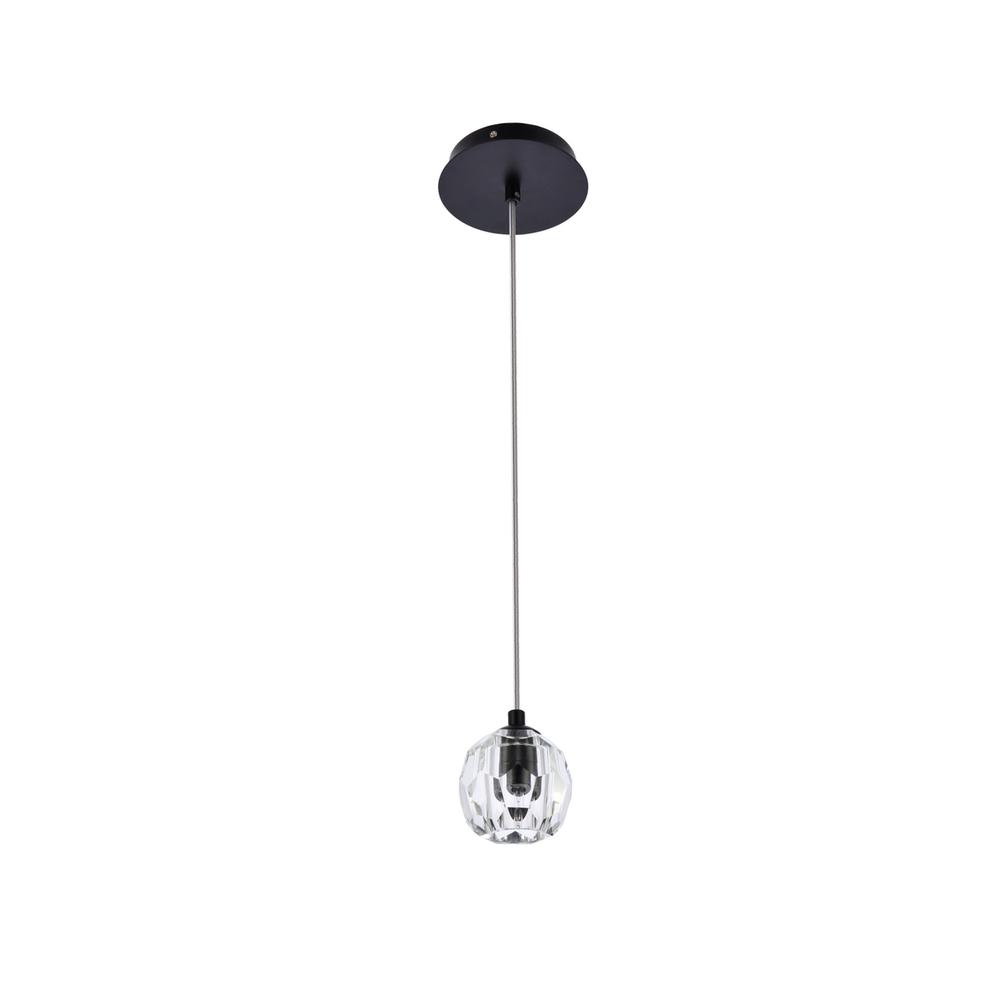 Eren 1 light Black pendant. Picture 5
