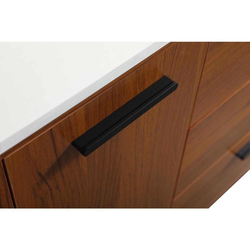 36 inch bathroom vanity in Teak with backsplash. Picture 12