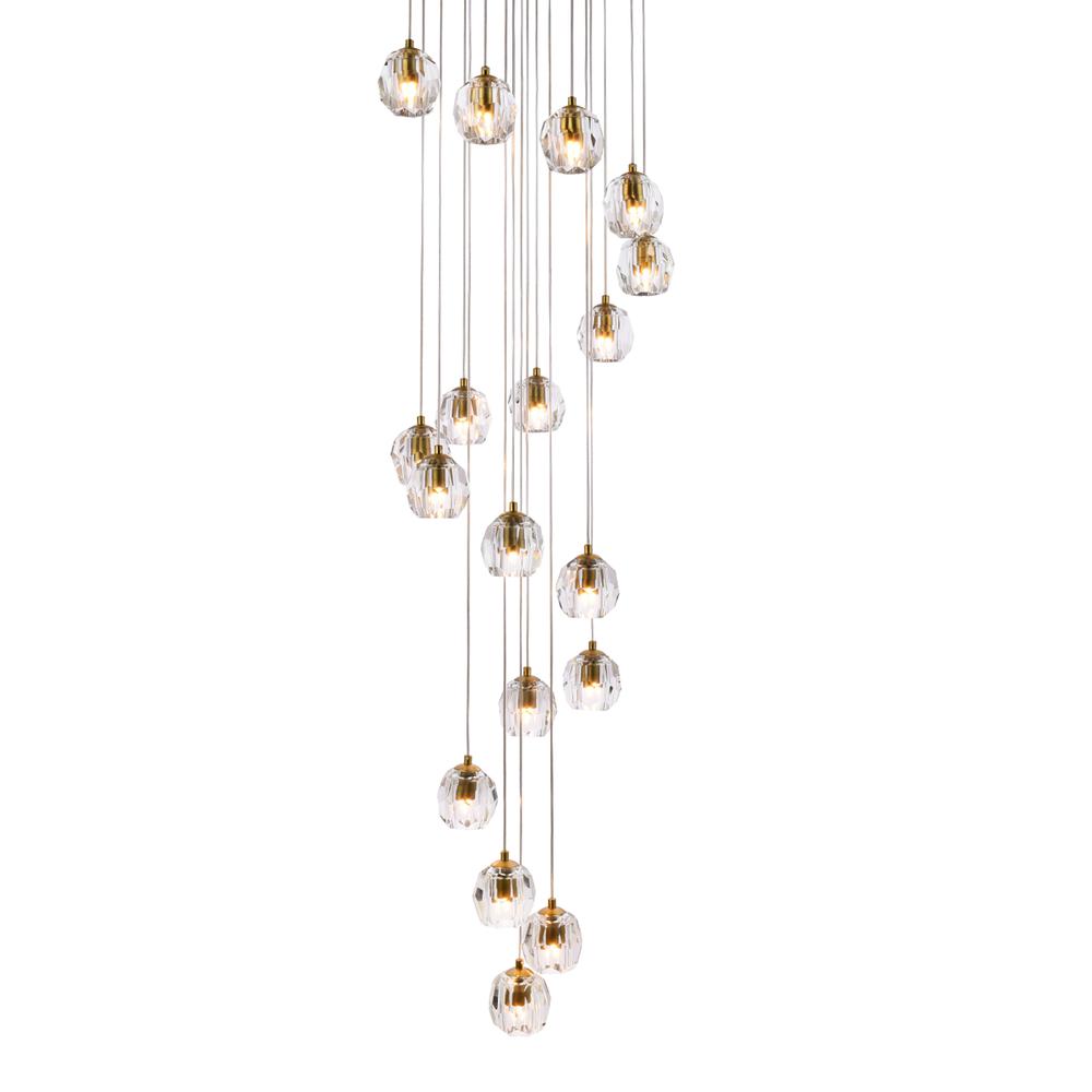 Eren 18 lights Gold pendant. Picture 2