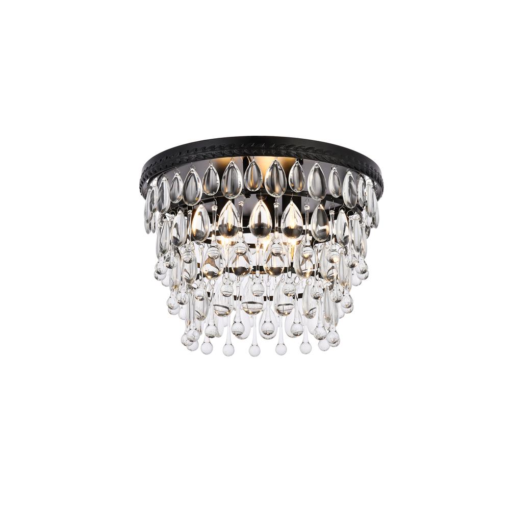Nordic 3 lights black flush mount. Picture 2