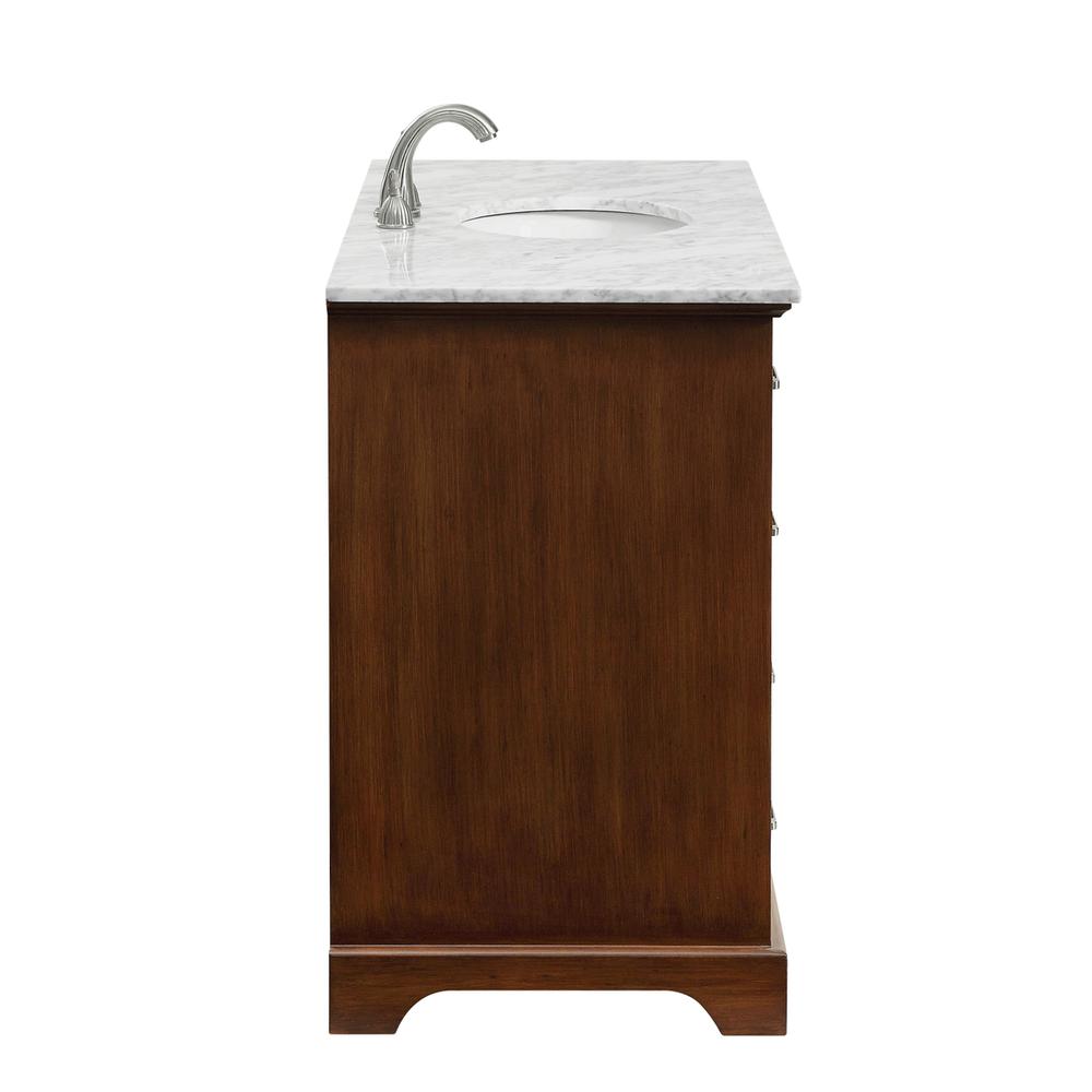 48 In. Single Bathroom Vanity Set In Teak. Picture 6