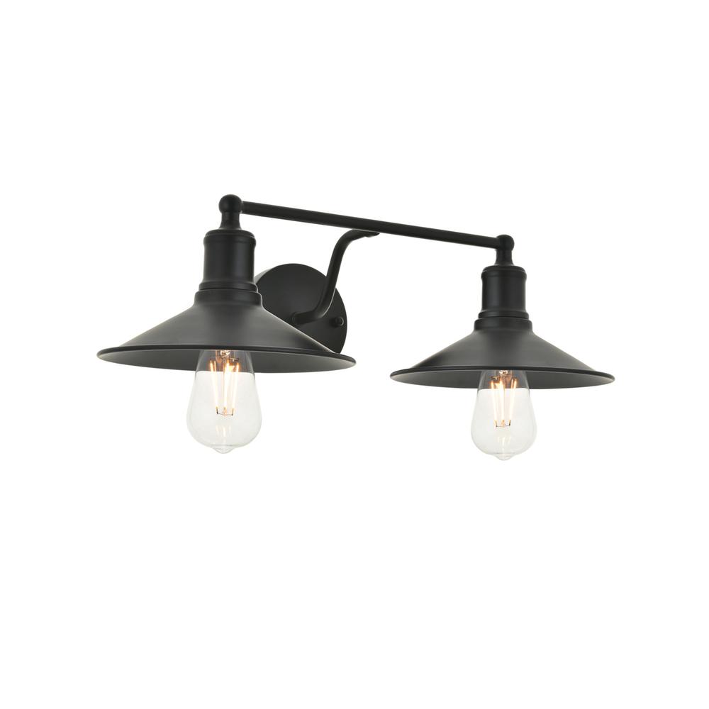 Etude 2 light black Wall Sconce. Picture 6