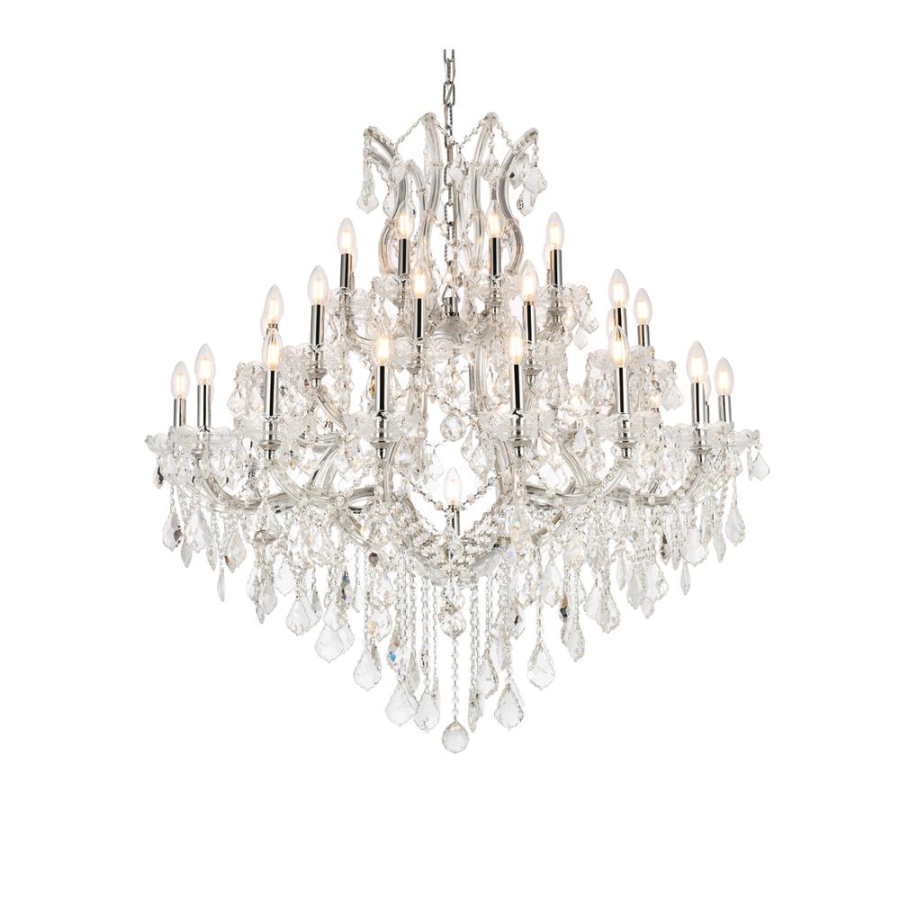 Maria Theresa 37 light Chrome Chandelier Clear Royal Cut Crystal. Picture 2
