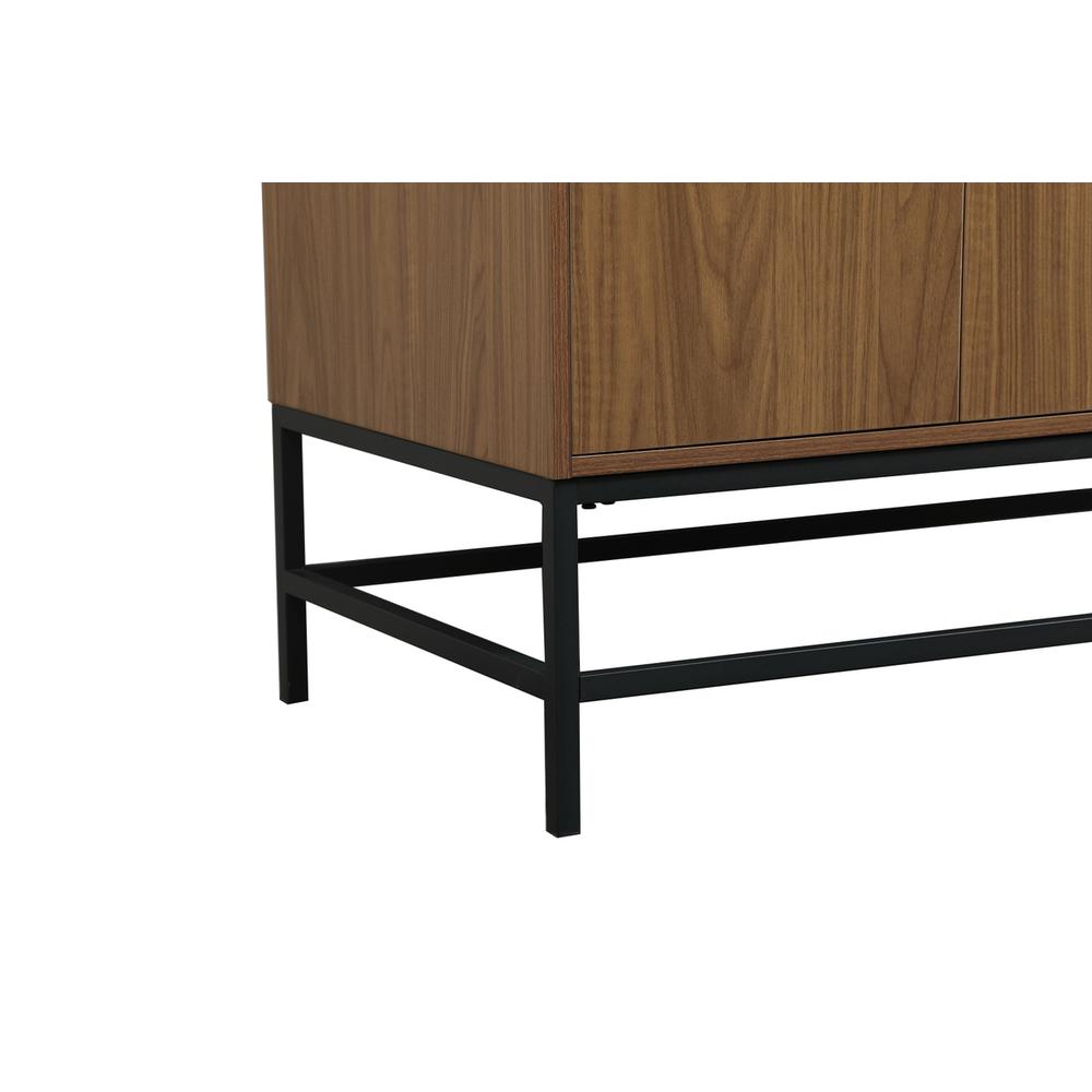42 inch Single bathroom vanity in walnut brown. Picture 13