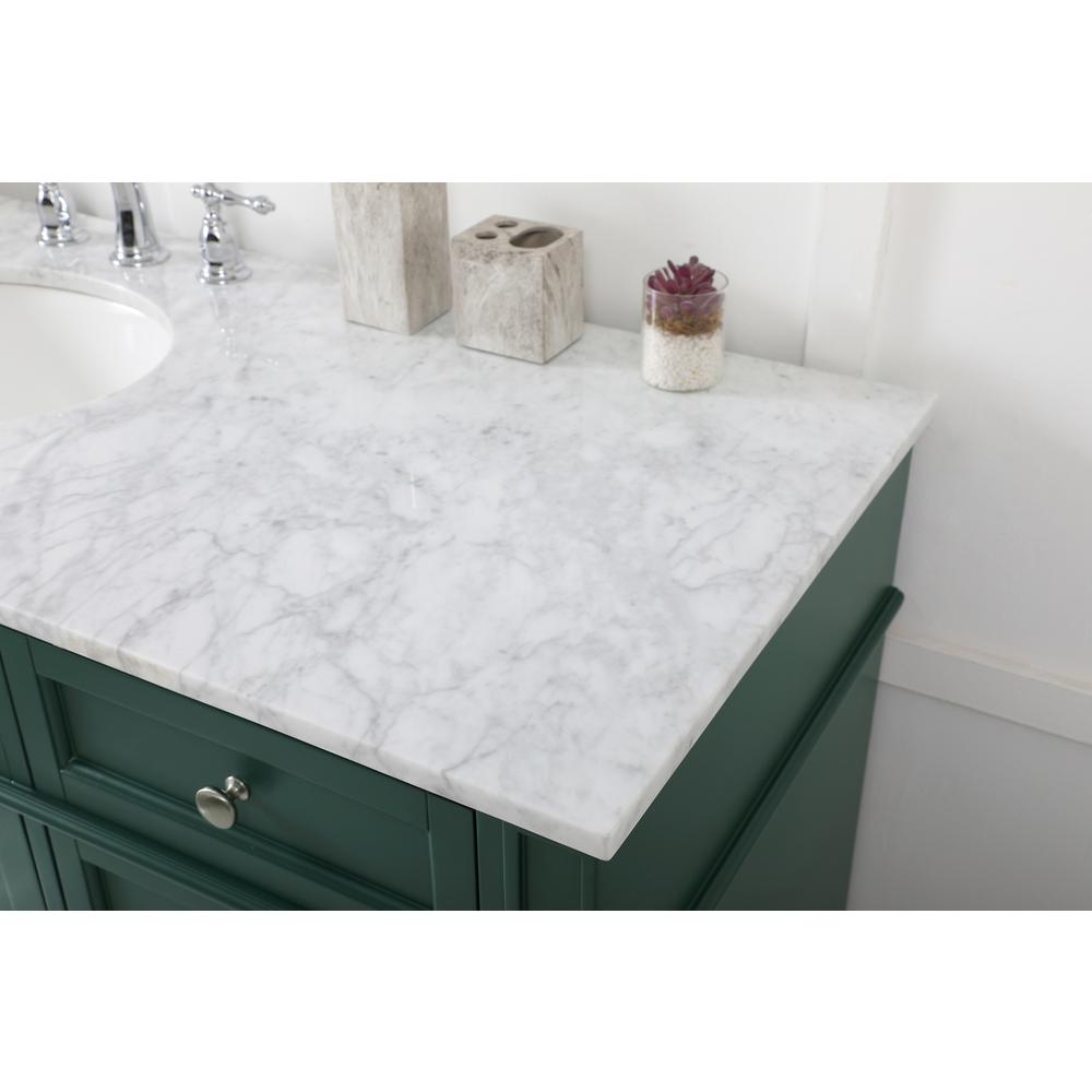 60 inch Single bathroom vanity in green. Picture 5