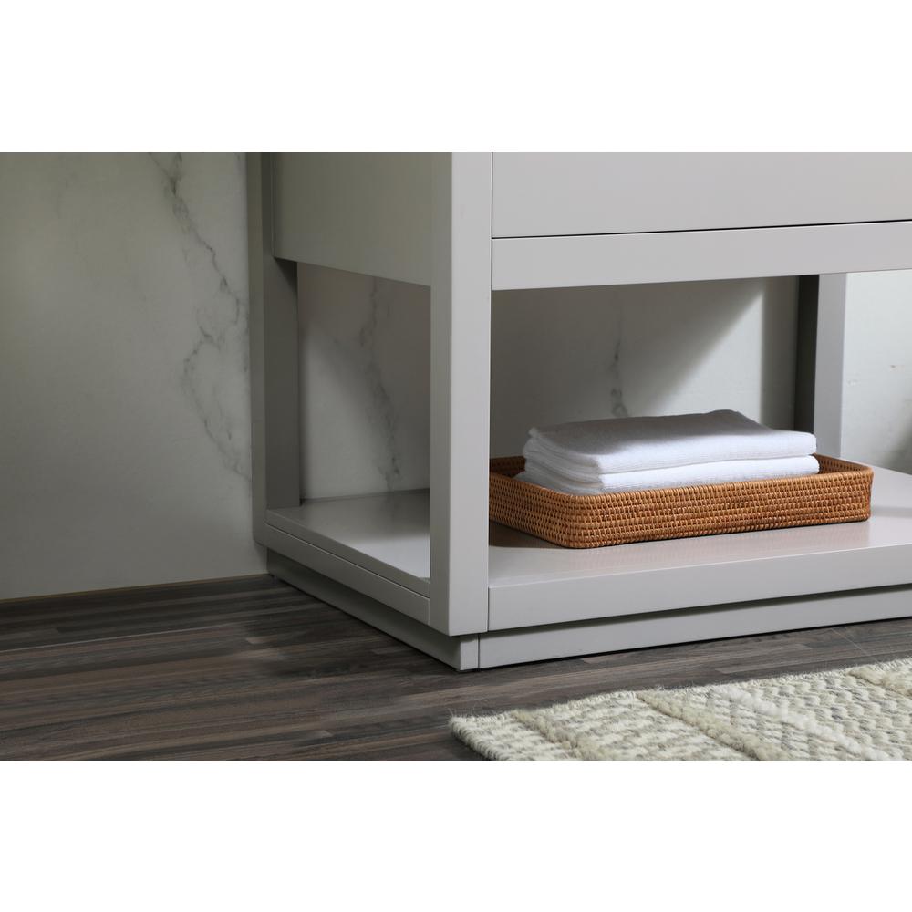 30 inch Single bathroom vanity in grey. Picture 6