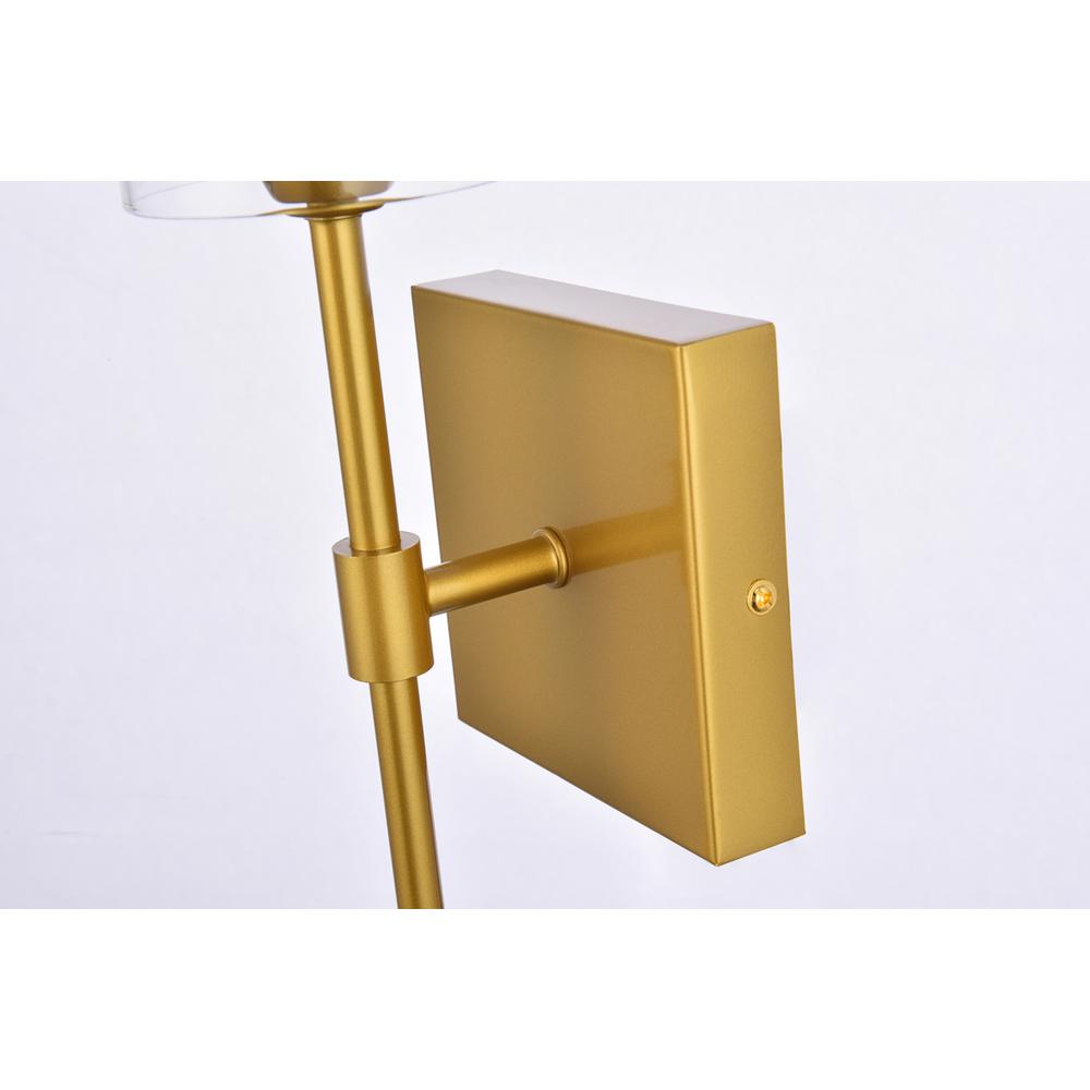 Elsreth 1 light brass wall sconce. Picture 5